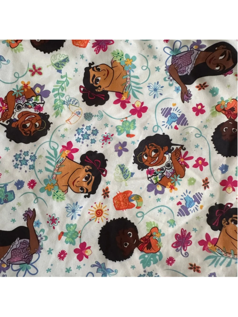 Disney Encanto Crib Sheet Mirabel Luisa Isabela Fitted Baby Bedding Polyester